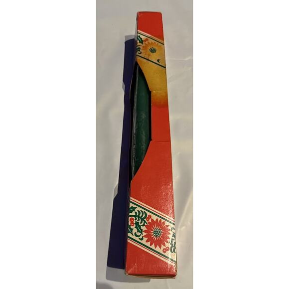 Taper Candles Candle-lite Dark Green Six 12"  VTG NEW USA Lancaster Colony Comp - Picture 4 of 7